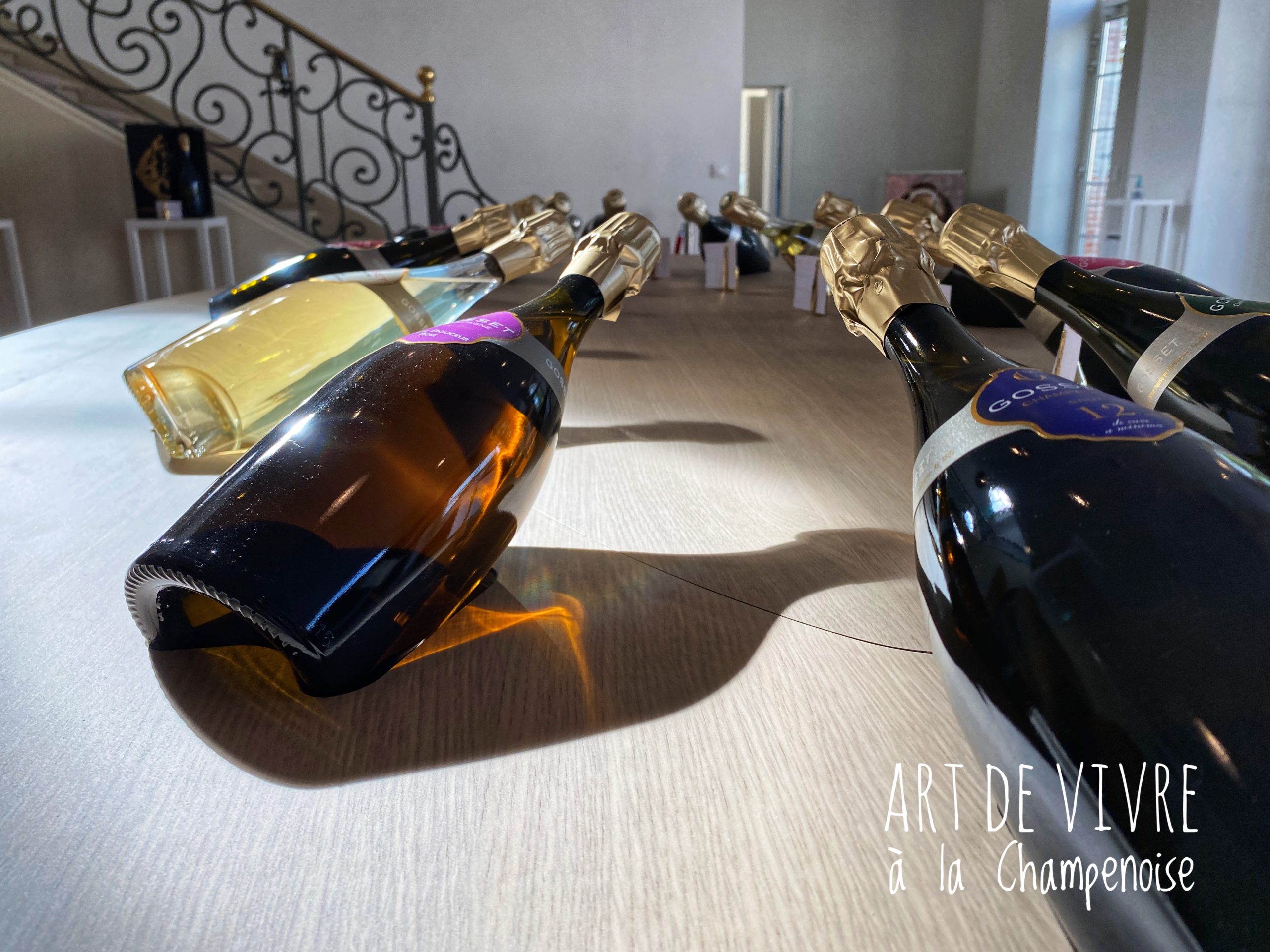 Epernay : Maison de Champagne Gosset,  entre Art et Oenotourisme.