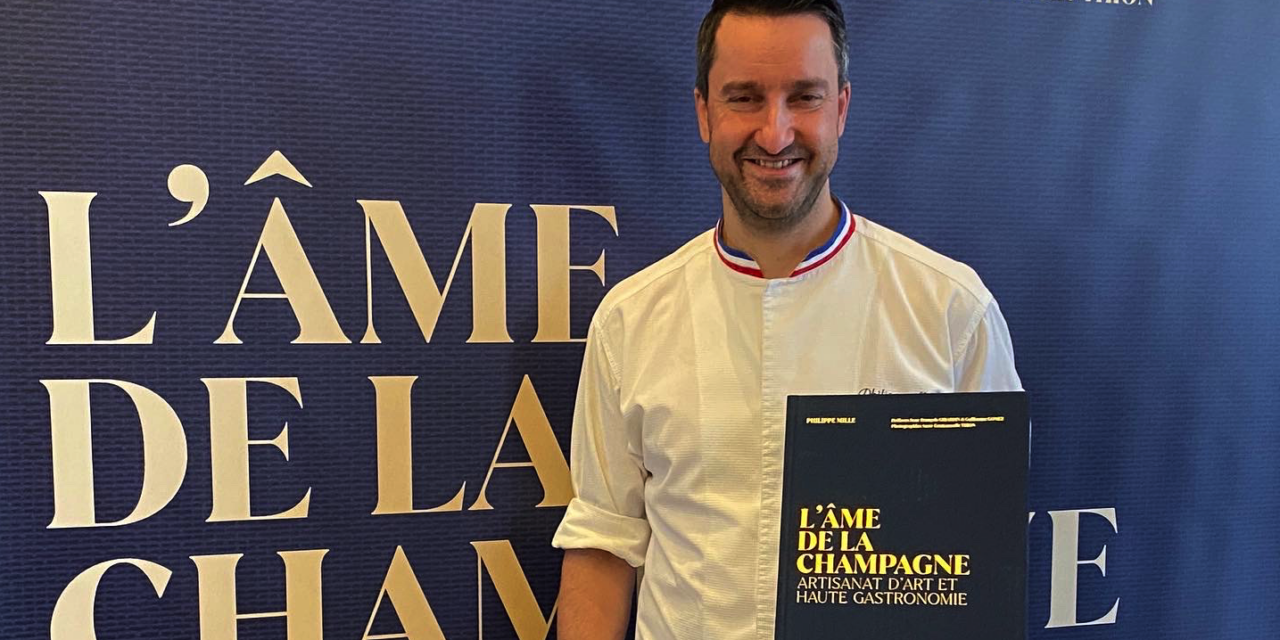 L’âme de la Champagne, le nouveau et 2ème livre du chef Philippe Mille (2 étoiles).
