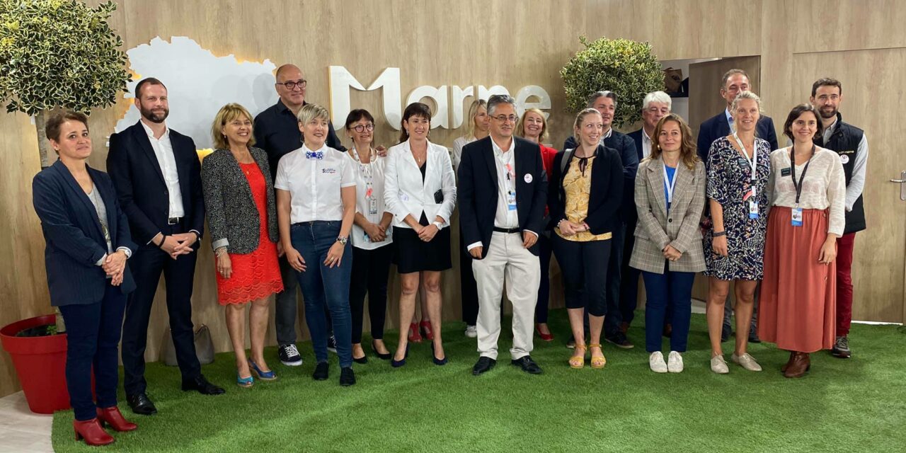 Châlons-en-champagne : Le Barômetre touristique de la Marne présenté à la foire ce matin par l’ADT Marne.