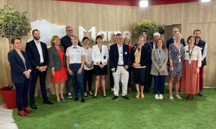 Châlons-en-champagne : Le Barômetre touristique de la Marne présenté à la foire ce matin par l’ADT Marne.