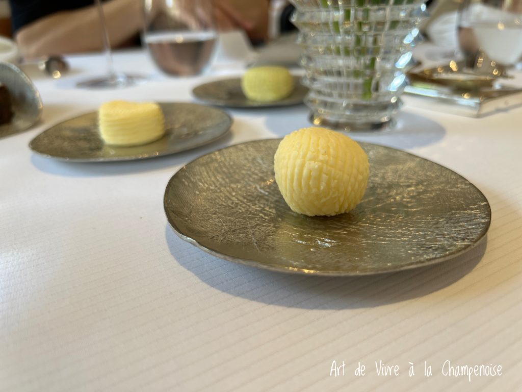 beurre de l'Assiette Champenoise Arnaud Lallement Chef 3 étoiles