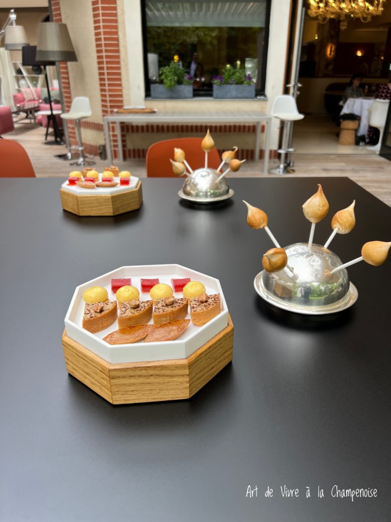 mignardises de l'Assiette Champenoise Arnaud Lallement Chef 3 étoiles