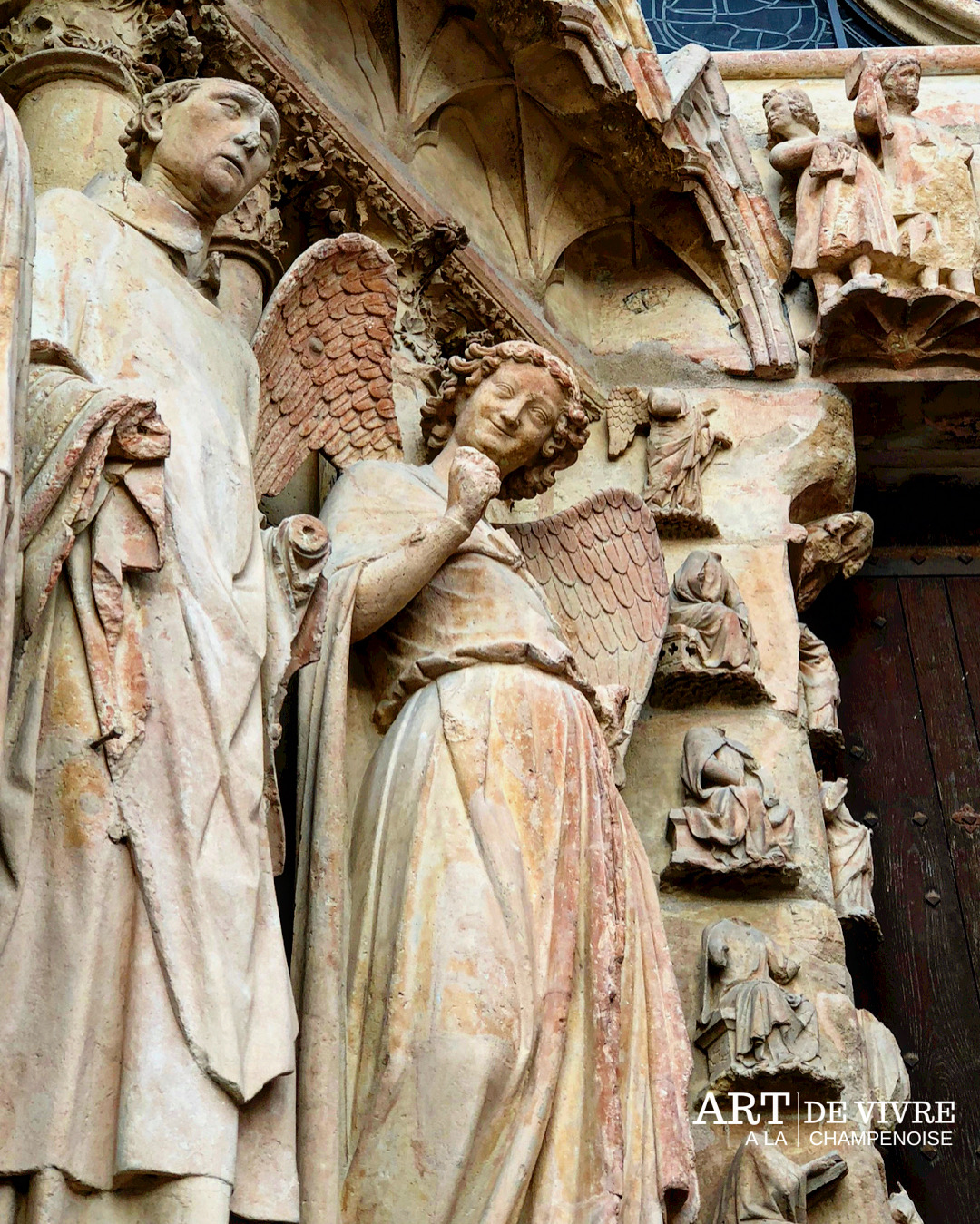 Reims : l’Ange au Sourire, un emblème de la ville.
