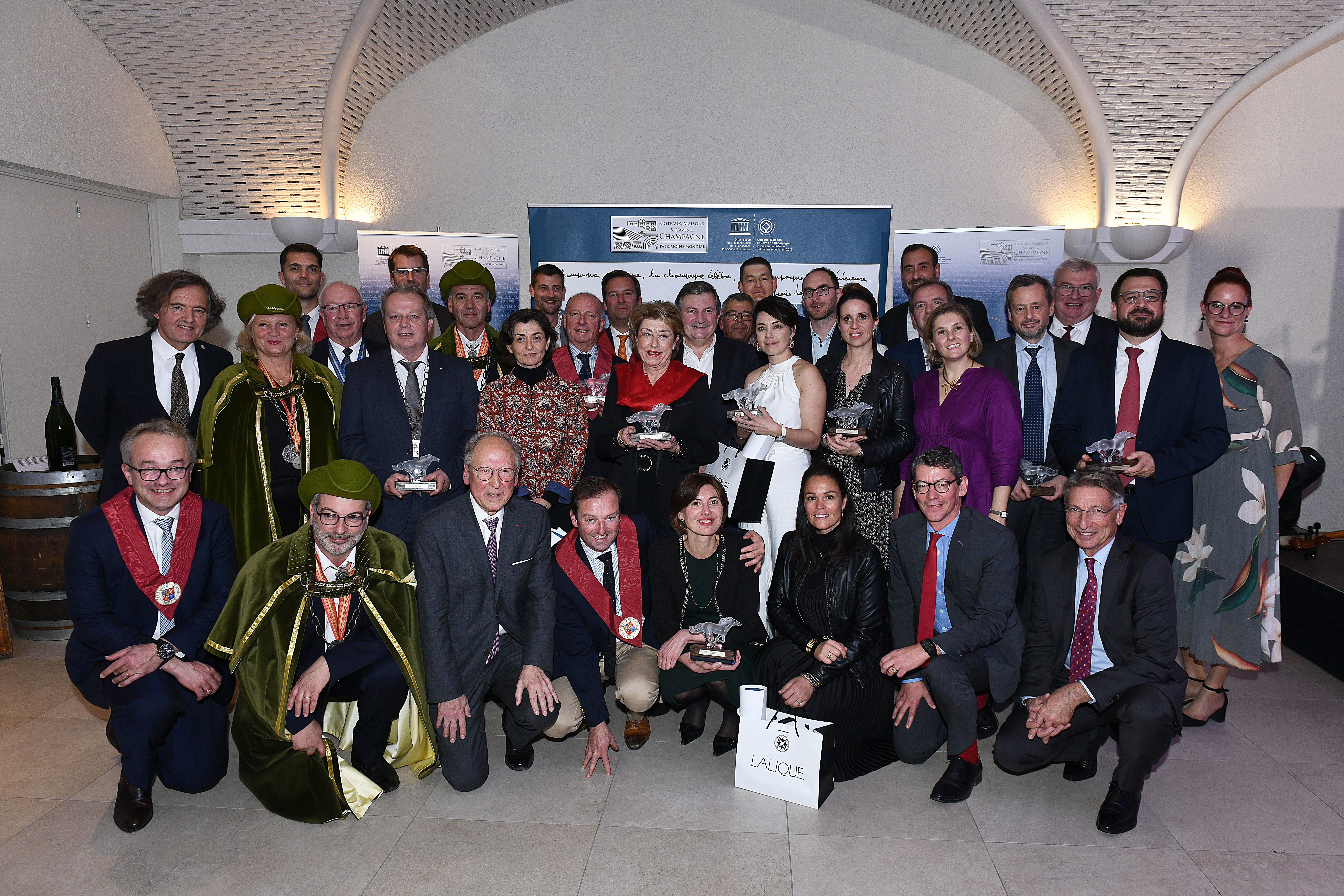 Reims : la Mission Coteaux, Maisons et Caves de Champagne récompense 14 acteurs champenois et témoigne son soutien au Fonds du patrimoine mondial africain