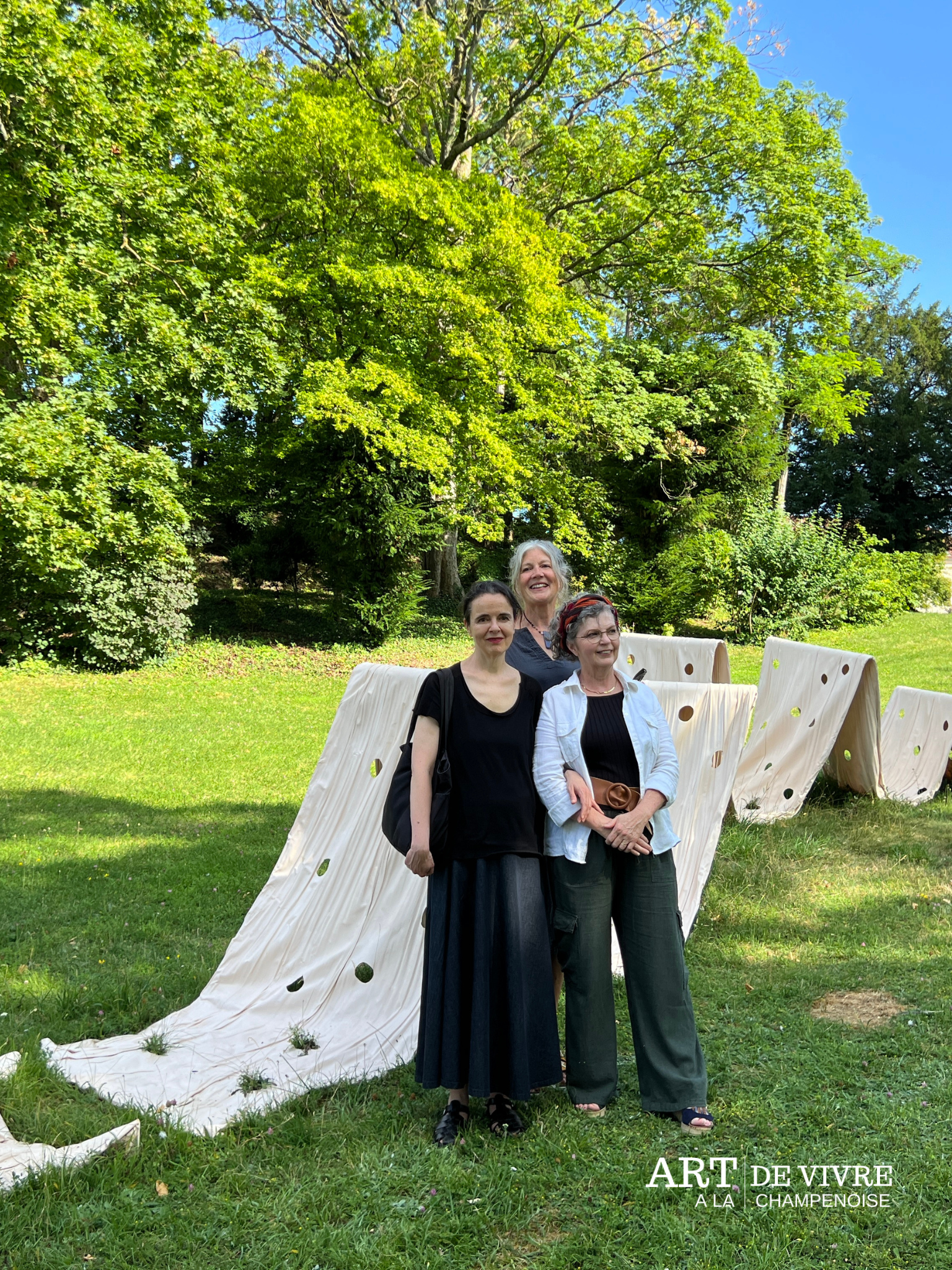 Epernay : Amélie Nothomb, marraine de Vign’art, à la rencontre des artistes