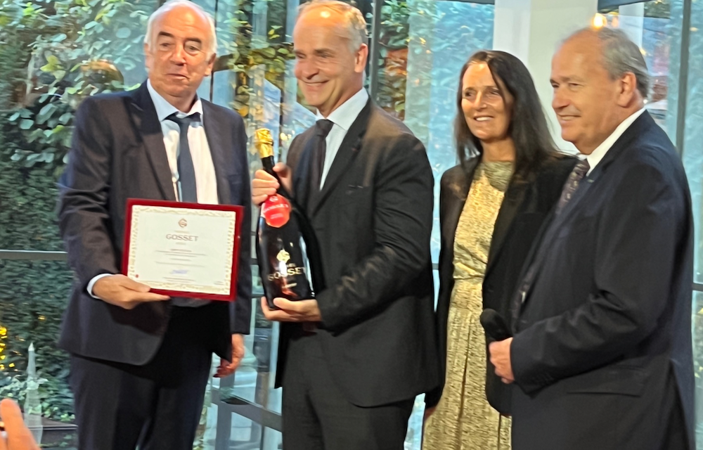 Paris : 28 ème édition du Trophée GOSSET, Nicolas Truelle pour Skola, les métiers de la Vigne et Thomas Fontaine pour l’Osmothèque récompensés