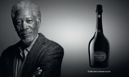 Champagne Laurent-Perrier : It takes time to become an Icon, la signature de la campagne publicitaire Grand Siècle avec Morgan Freeman