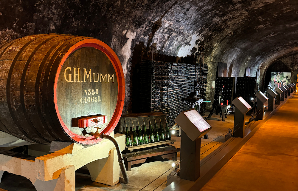 Reims : Visite des Caves du Champagne G.H. Mumm, une plongée dans l’héritage de la Maison