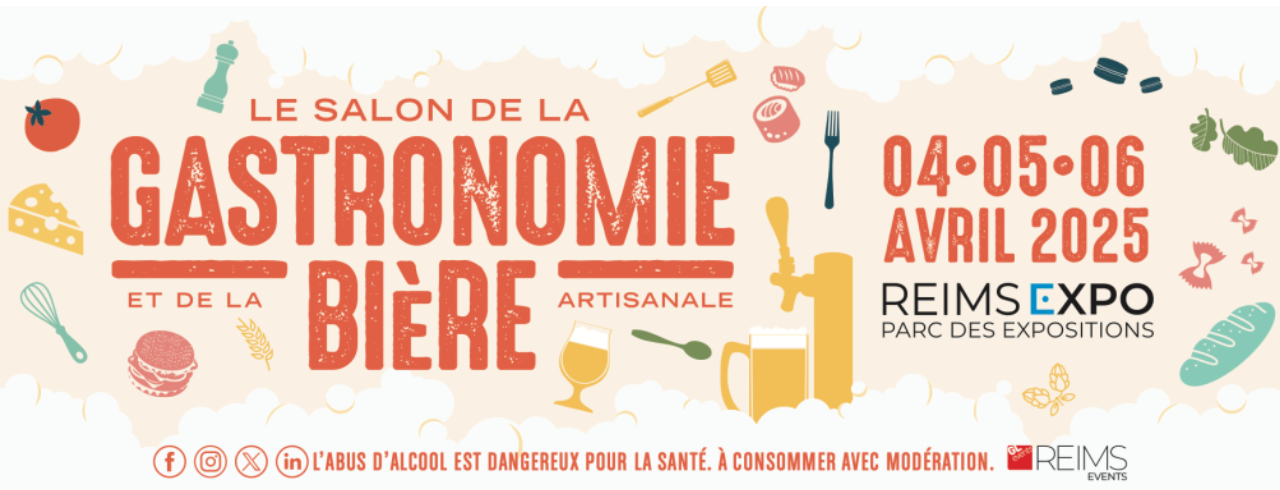 Reims : Le Salon de la Gastronomie et de la Bière du 4 au 6 avril