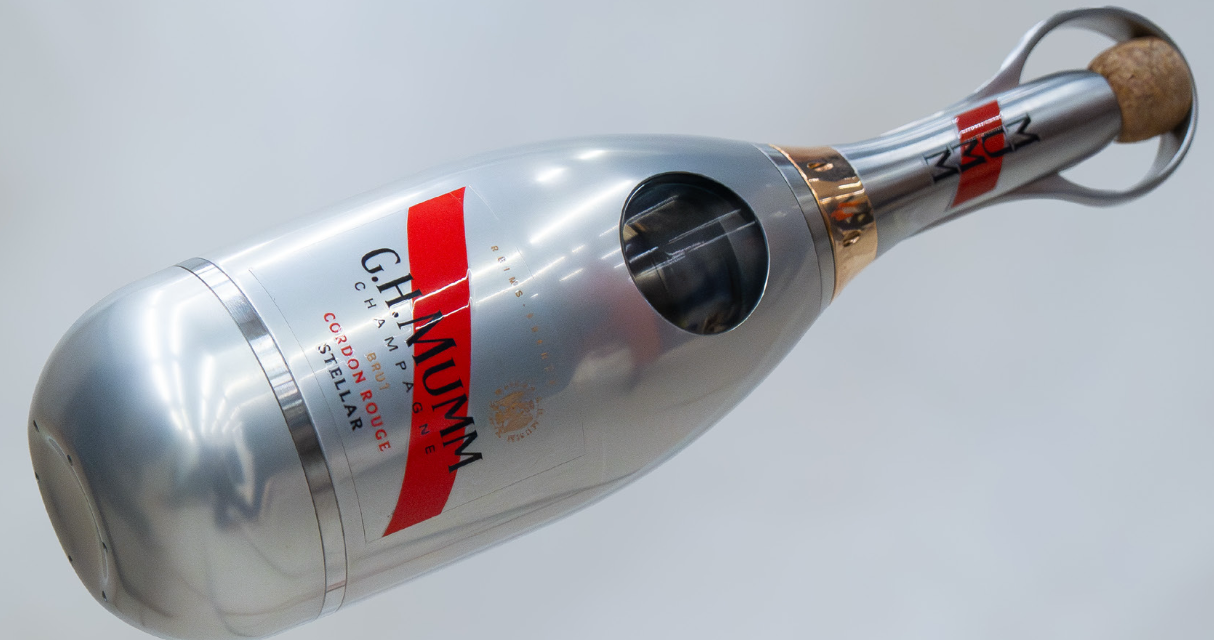 Champagne en Apesanteur : Mumm Cordon Rouge Stellar