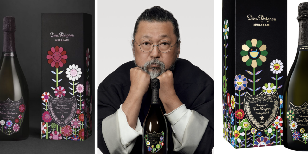 Dom Pérignon signe une édition limitée florale avec Takashi Murakami