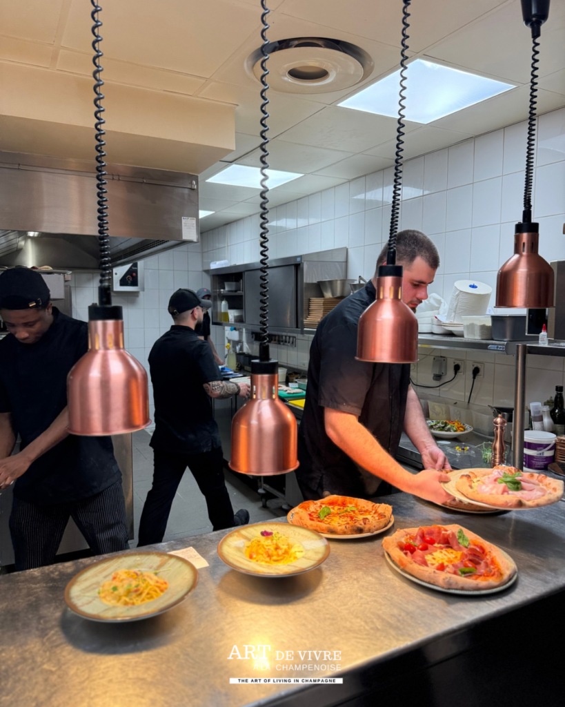 Les cuisines du Restaurant italien Basta! à Reims