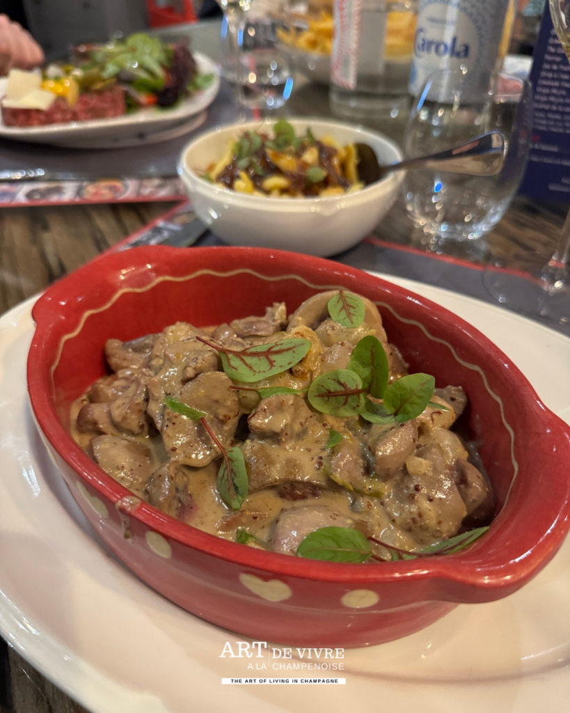 Table du 18 Tours sur Marne, la Cuisine gourmande de César Pételot