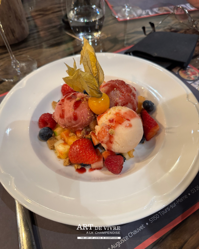 Table du 18 Tours sur Marne, la Cuisine gourmande de César Pételot
