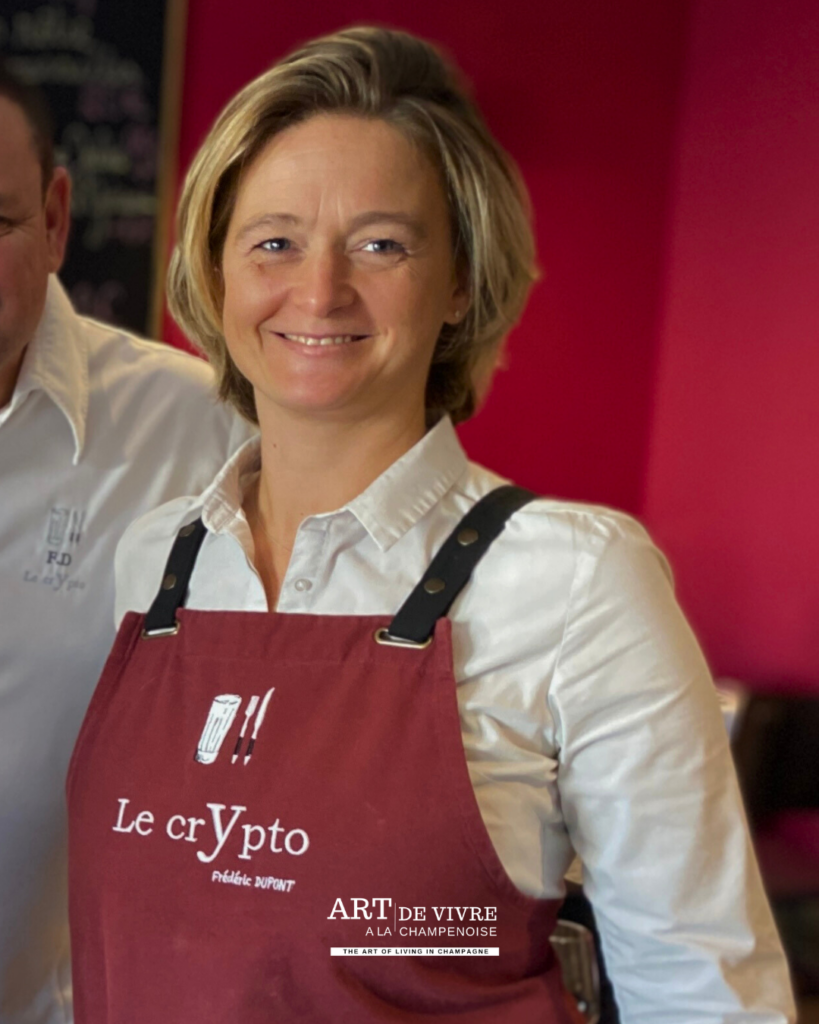 Géraldine Albert - Maitre d'hôtel - Restaurant Le Crypto - Reims