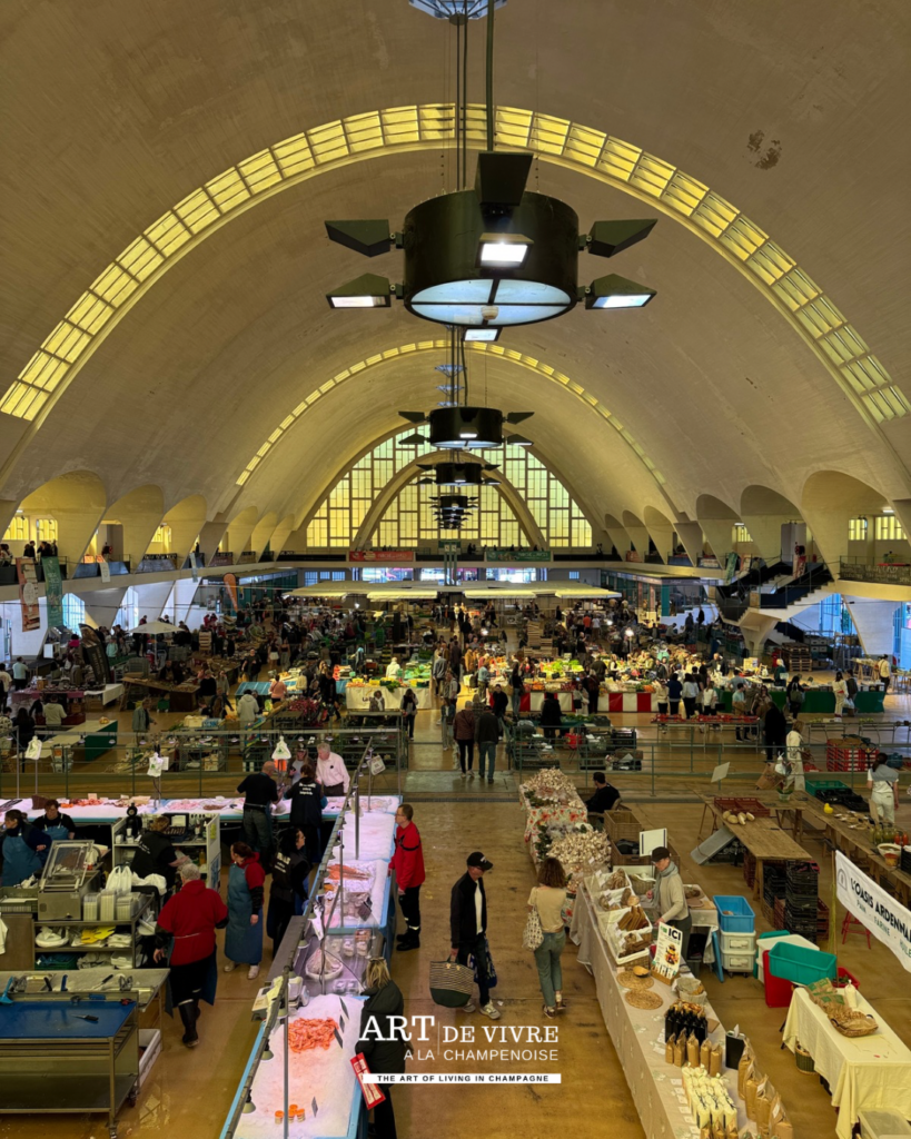 Marché Boulingrin vu depuis le premier étage