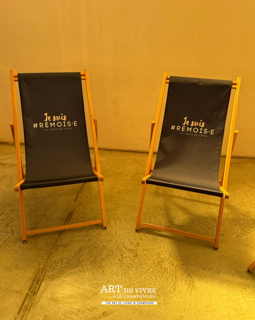 Vue intérieure Halles Boulingrin lumière orangée