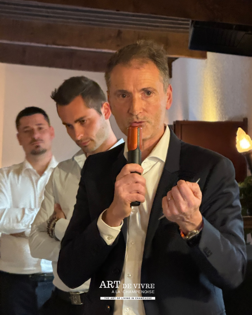 Champagne Vilmart millésime 2017 présentation avec Laurent Champs à Rilly-la-Montagne