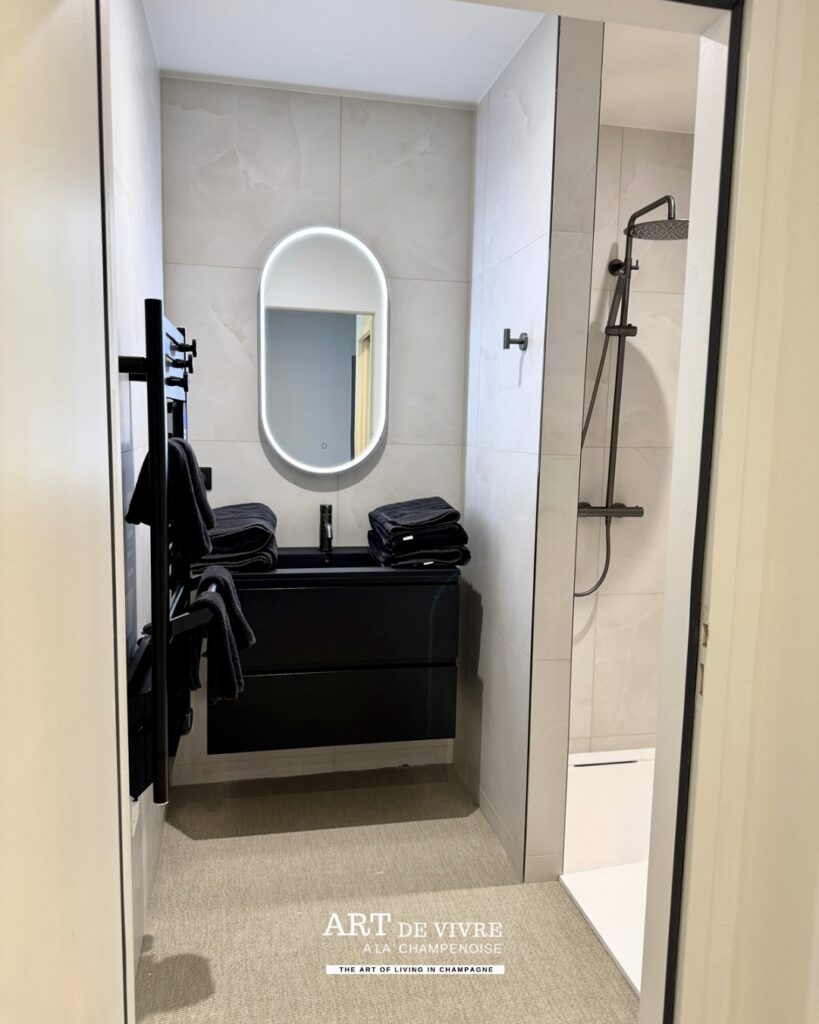 Château de l’Abbatiale Braine salle de bains