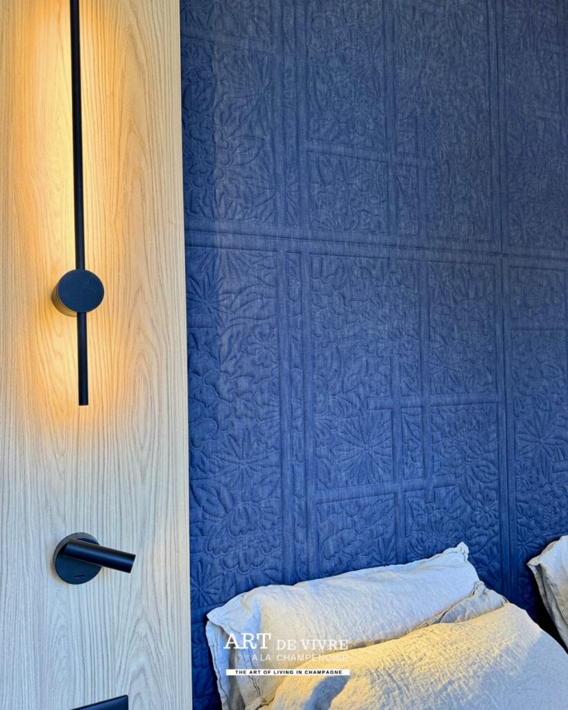 Château de l’Abbatiale Braine chambre matériaux decoration