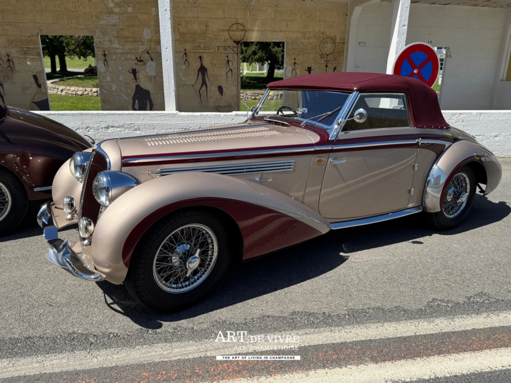 Delahaye sur le circuit de Reims-Gueux