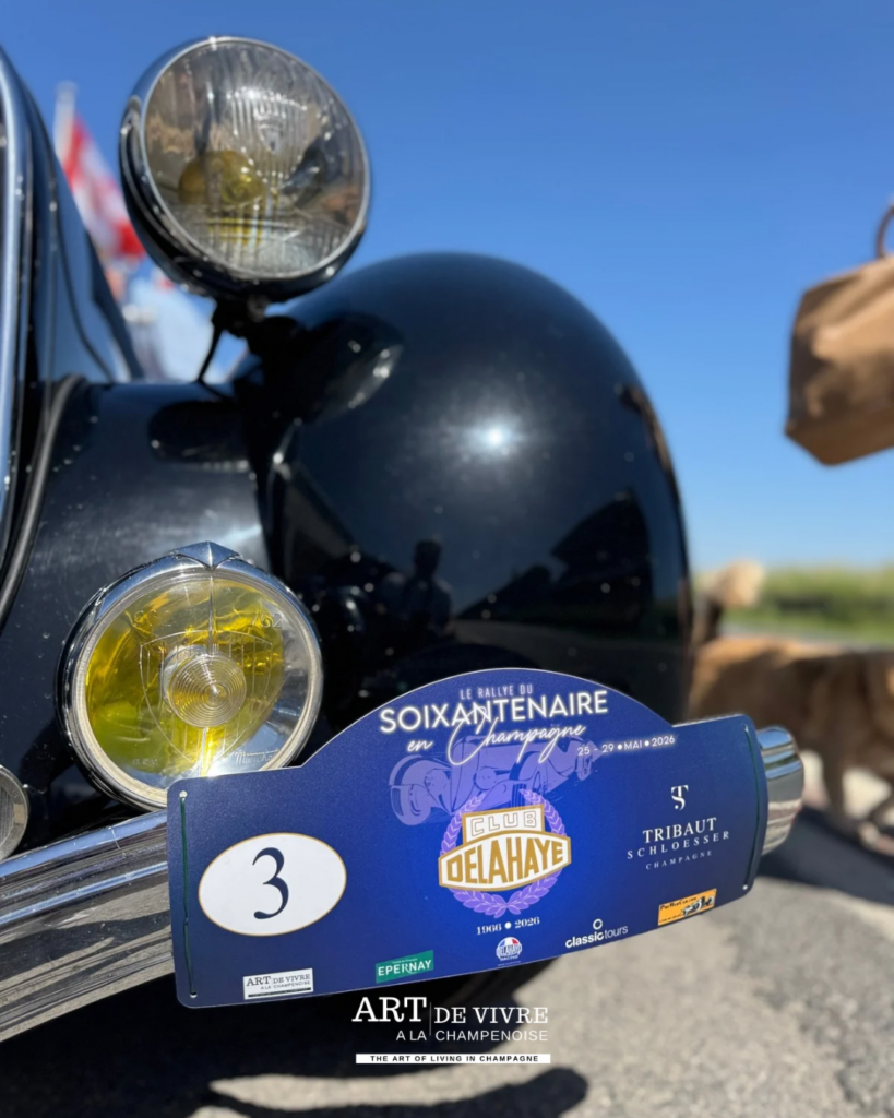 Véhicule historique Delahaye en Champagne Partenaires