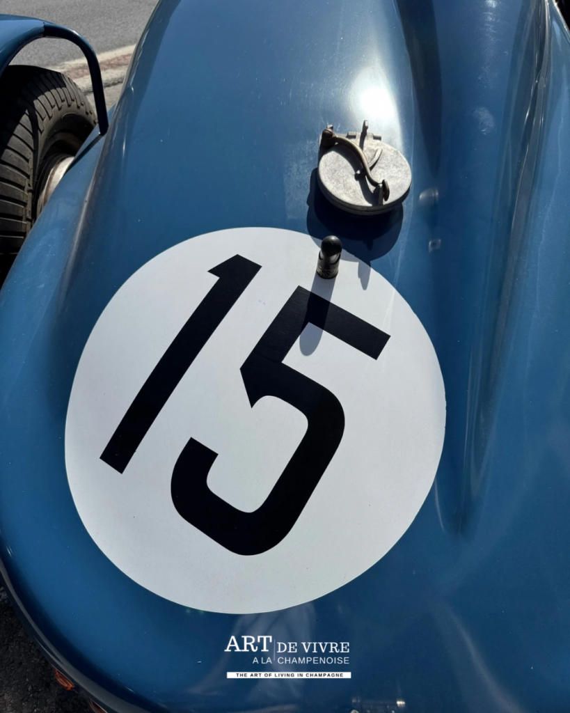 Détail Carrosserie bleue Delahaye