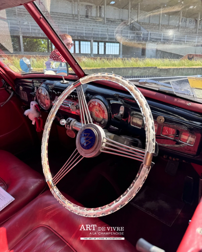 Détail rétro d’une Delahaye