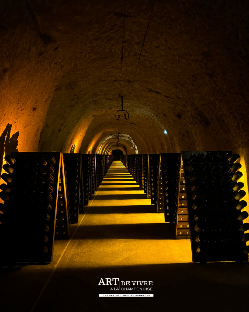 découverte caves Joseph Perrier immersion sous Châlons-en-Champagne