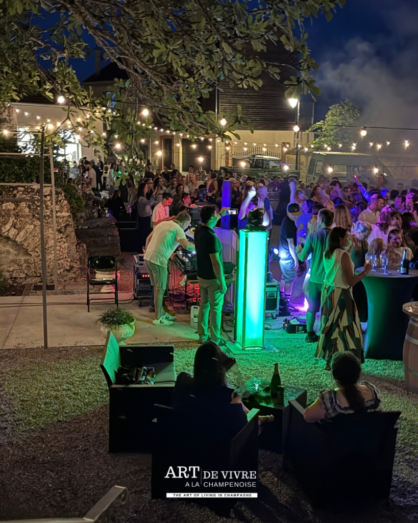 DJ Alex Dom'Péro Hautvillers soirée champagne Parc Pierre Cheval