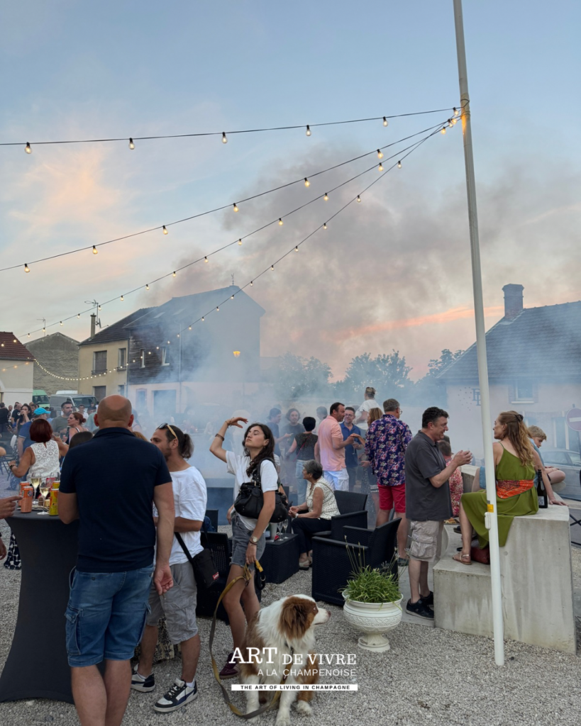 Dom'Péro Hautvillers début soirée champagne Parc Pierre Cheval