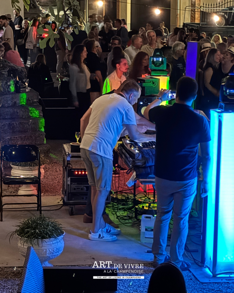 DJ Alex mix Dom'Péro Hautvillers soirée champagne Parc Pierre Cheval