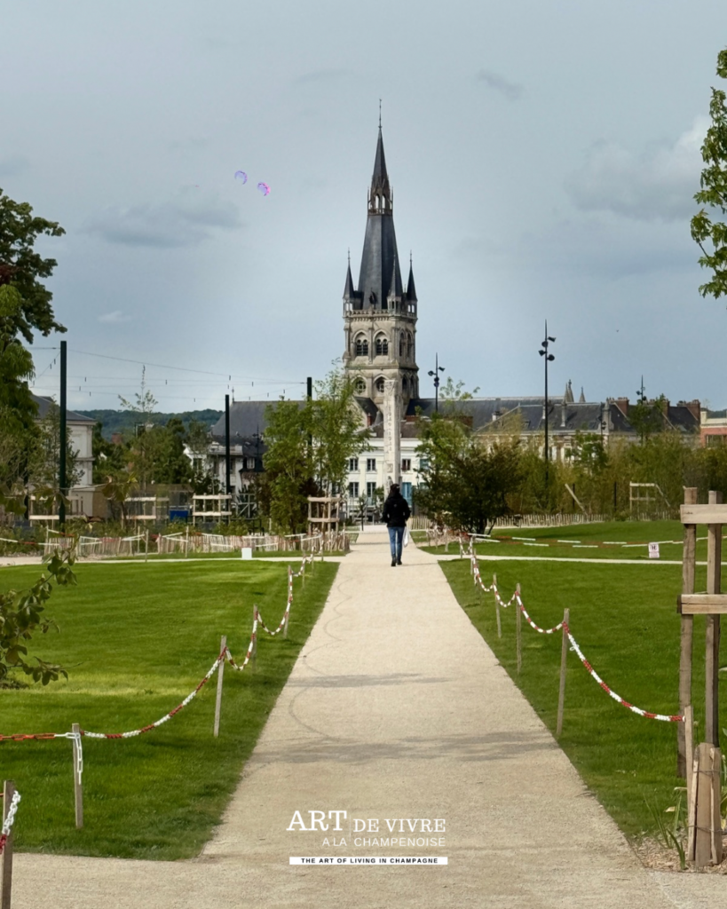 Jard Épernay parc urbain esplanade Charles de Gaulle