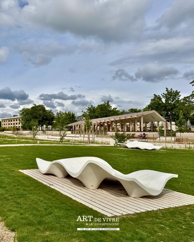 Jard Épernay parc urbain esplanade Charles de Gaulle
