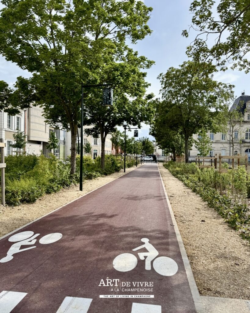 Promenade cyclable Jard Épernay centre-ville