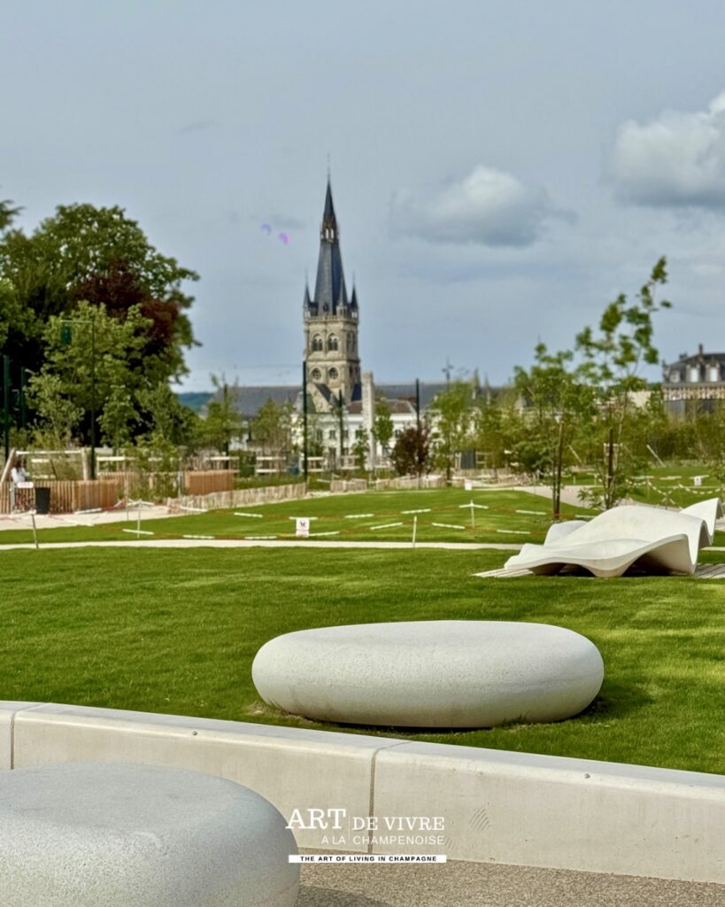 Jard Épernay parc urbain esplanade Charles de Gaulle