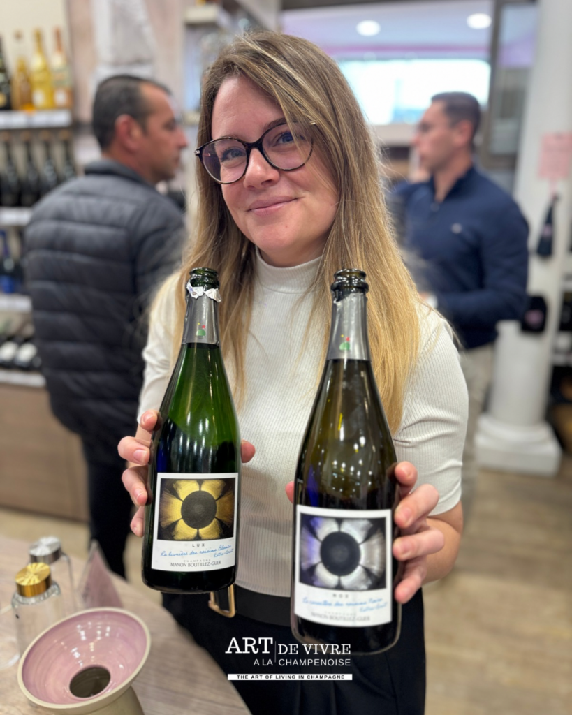 Manon Boutillez au 520 pour une dégustation de Champagne