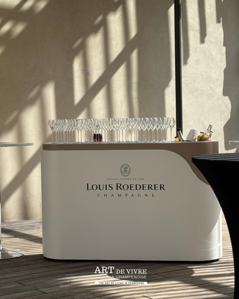 réception Slow Show Champagne Louis Roederer