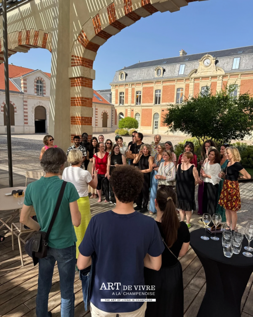 participants de Slow Show au Cellier Roederer
