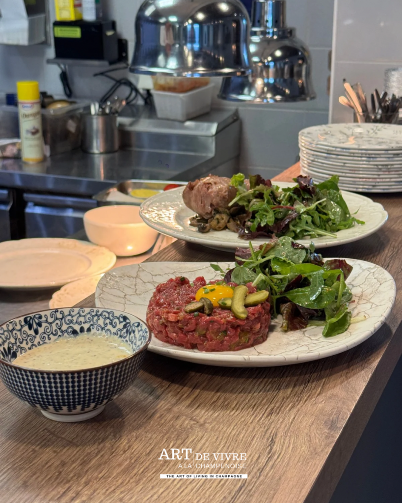Moment gourmand Tartare La Table du 18 Torres-sur-Marne Marne
