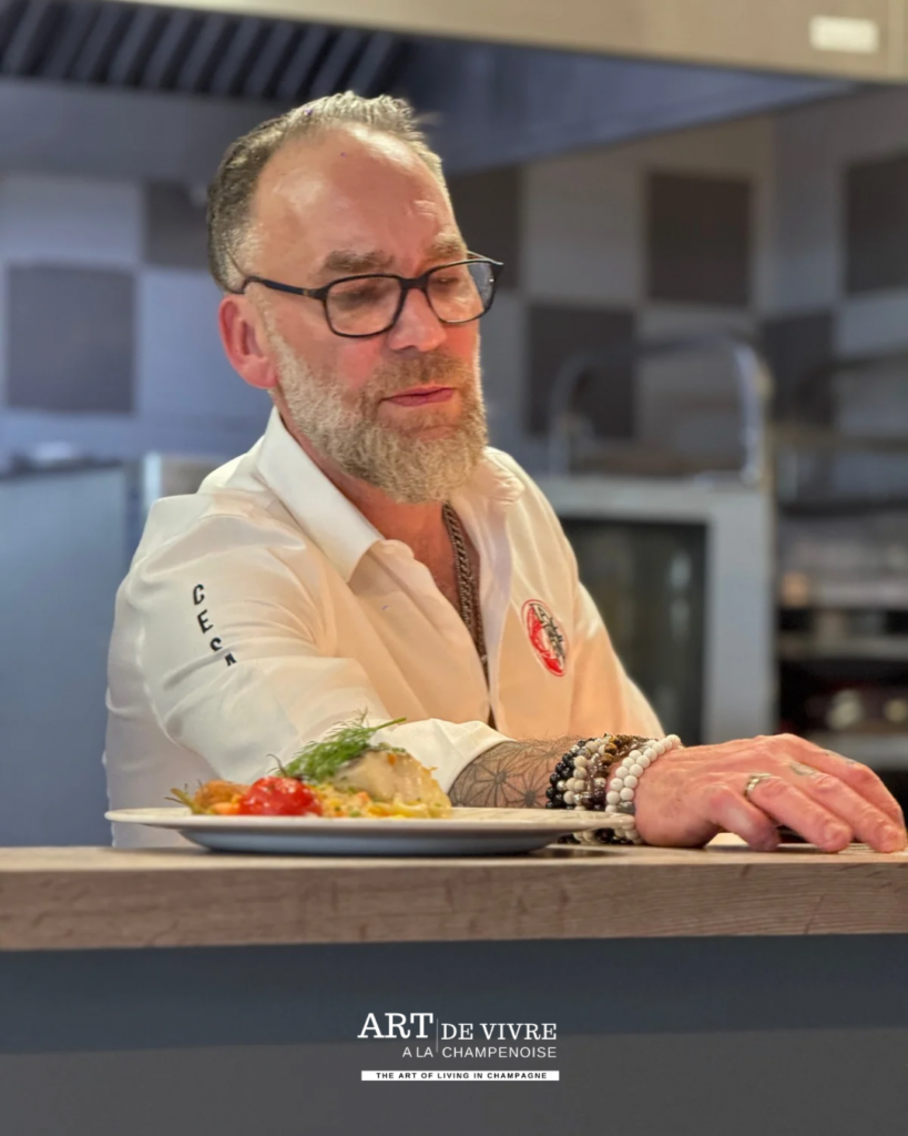 Gestes du chef cuisine vérification La Table du 18 vallée de la Marne