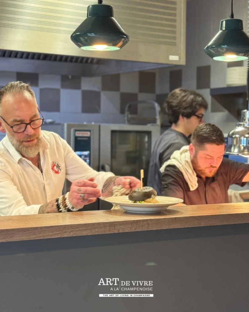 Cuisine en action La Table du 18 restaurant Marne