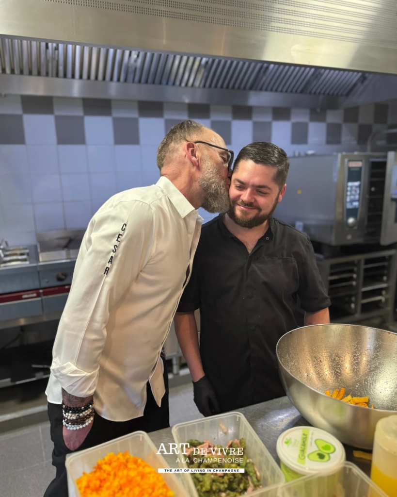 Complicité Cesar Pételot chef second Jojo Table du 18