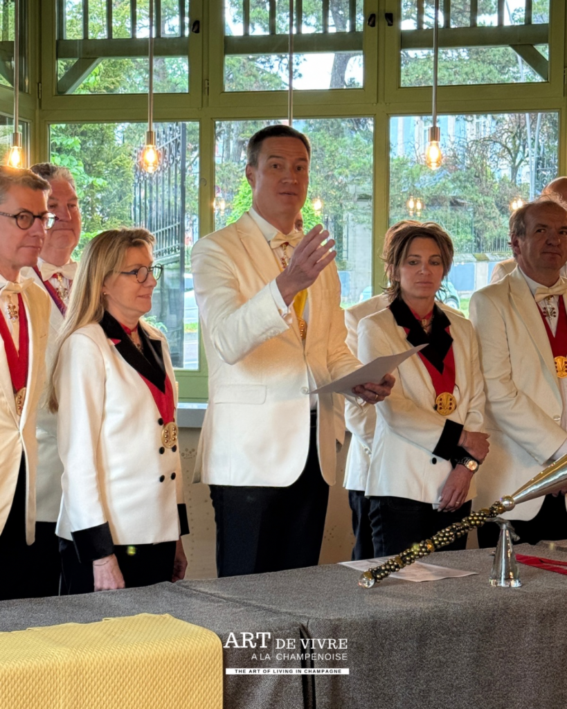 François-Xavier Morizot Conseil de l’Ordre des Coteaux de Champagne à la Villa Demoiselle à Reims
