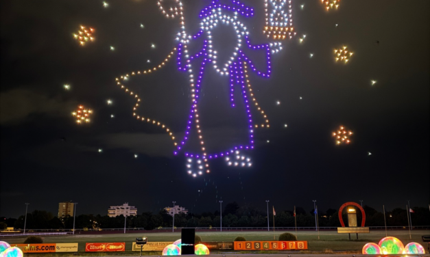 Le Voyageur des Rêves : à Reims, 1 000 drones ont transformé le ciel en fresque vivante
