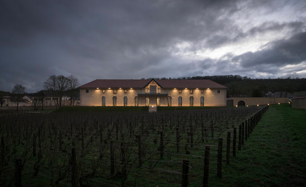 PACE Architectes Reims – Site vinicole Champagne Barons de Rothschild, Vertus, photo Fred Laures