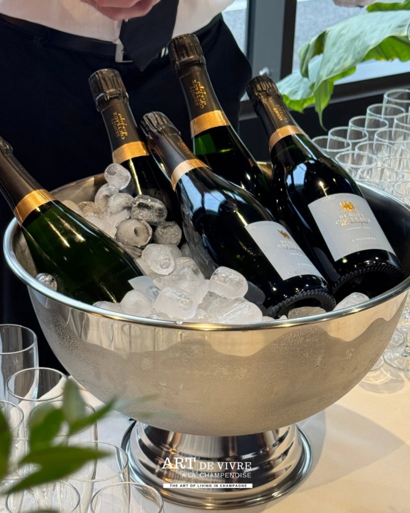 Champagne lors de Inauguration du nouveau pôle automobile Auto Bernard à Dizy près d'Épernay
