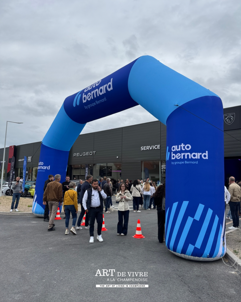 Inauguration du nouveau pôle automobile Auto Bernard à Dizy près d'Épernay
