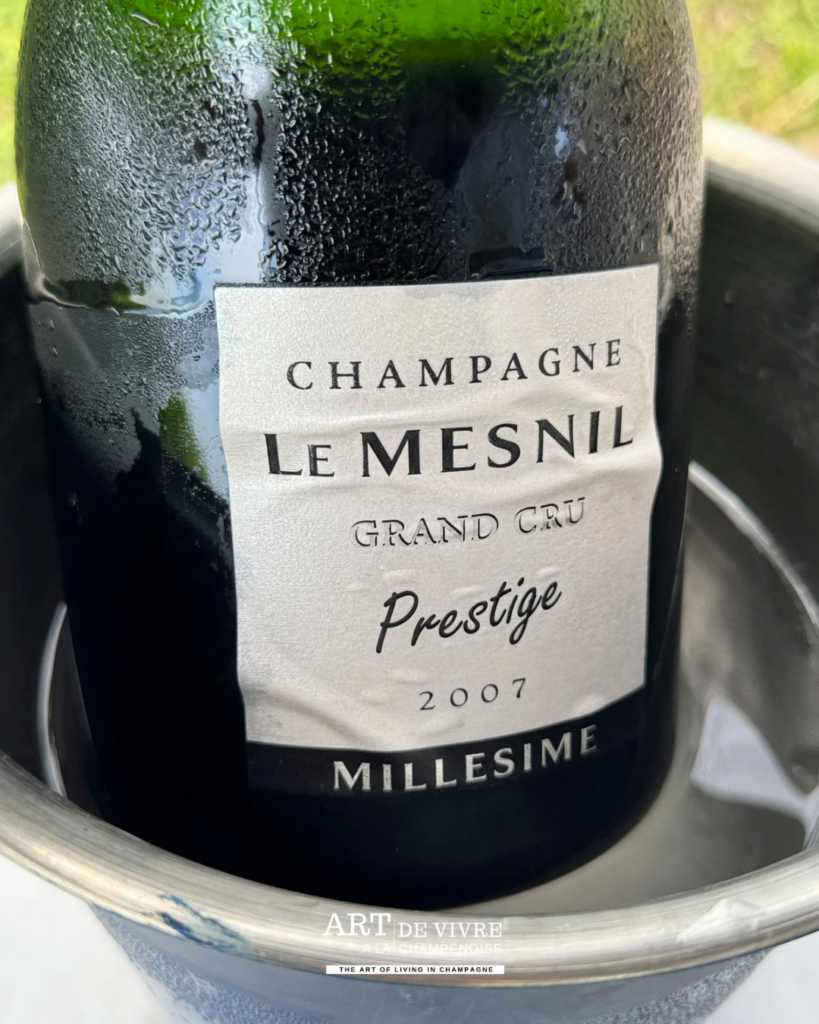 Champagne Le MEsnil Grand Cru 2007 Conciergerie du Champagne