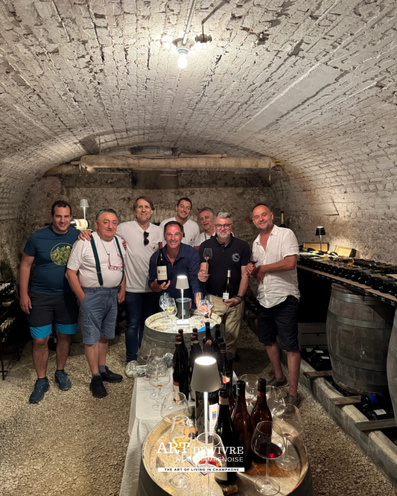 dégustation vins rares barolo champagne cave Bertrand Agutte Mesnil-sur-Oger